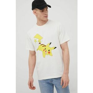 Bavlnené tričko Converse X Pokemon béžová farba, s potlačou vyobraziť