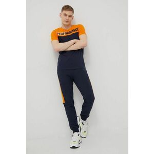 Nohavice Produkt by Jack & Jones pánske, oranžová farba, s potlačou vyobraziť
