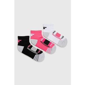 Ponožky Skechers (3-pak) dámske, fialová farba vyobraziť