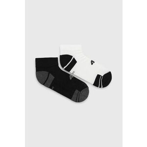 Ponožky 4F (2-pak) pánske, čierna farba vyobraziť