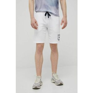 Šortky Emporio Armani Underwear pánske, biela farba, melanžové vyobraziť