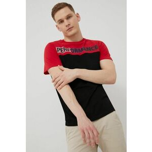 Bavlnené tričko Produkt by Jack & Jones červená farba, s potlačou vyobraziť