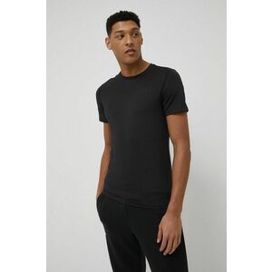 Tréningové tričko 4F čierna farba, jednofarebné vyobraziť