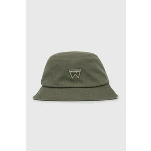 Bavlnený klobúk Wrangler zelená farba, bavlnený vyobraziť