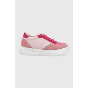 Detské topánky Guess ružová farba vyobraziť