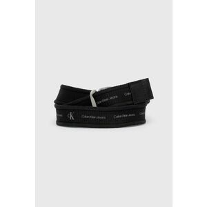 Opasok Calvin Klein Jeans pánsky, čierna farba vyobraziť