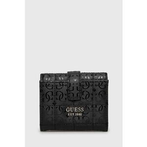 Peňaženka Guess dámsky, čierna farba vyobraziť