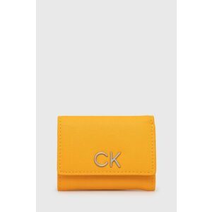 Peňaženka Calvin Klein dámsky, oranžová farba vyobraziť