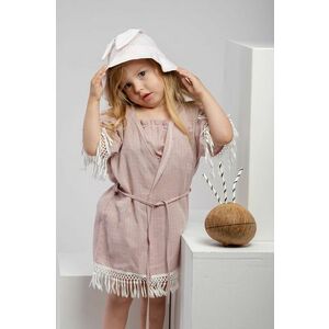 Detský klobúk Jamiks ružová farba, bavlnený vyobraziť