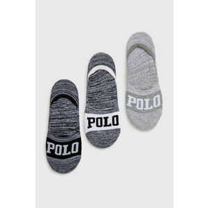 Ponožky Polo Ralph Lauren (3-pak) dámske, čierna farba vyobraziť