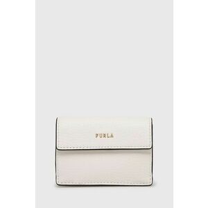 Kožená peňaženka Furla dámska, biela farba vyobraziť