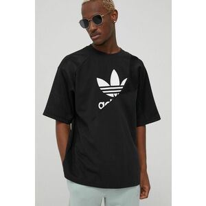 Tričko adidas Originals HG1438 pánsky, čierna farba, s potlačou vyobraziť