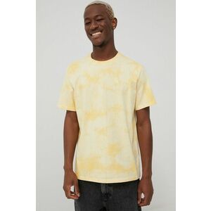 Bavlnené tričko Converse žltá farba, vzorované vyobraziť