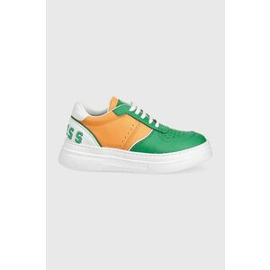 Detské topánky Guess zelená farba vyobraziť