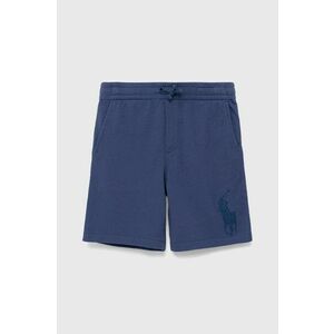 Detské krátke nohavice Polo Ralph Lauren tmavomodrá farba, nastaviteľný pás vyobraziť