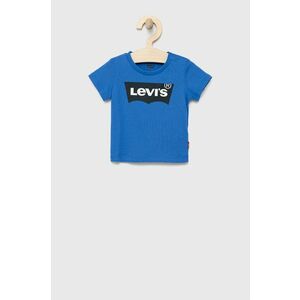 Detské bavlnené tričko Levi's s potlačou vyobraziť