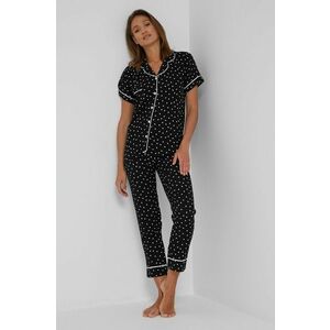 Pyžamo Answear Lab dámska, čierna farba, vyobraziť