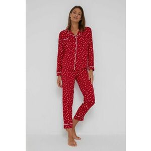 Pyžamo Answear Lab dámska, červená farba, vyobraziť