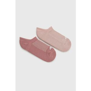 Ponožky 4F (2-pak) dámske, ružová farba vyobraziť