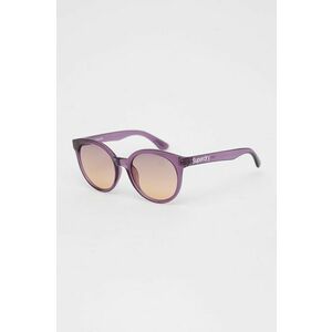 Slnečné okuliare Superdry dámske, fialová farba vyobraziť