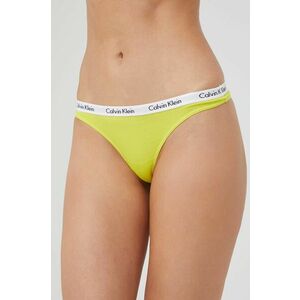 Tangá Calvin Klein Underwear žltá farba, vyobraziť