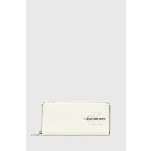 Peňaženka Calvin Klein Jeans dámsky, béžová farba vyobraziť