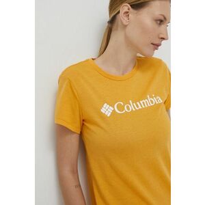 Tričko Columbia dámsky, oranžová farba, vyobraziť