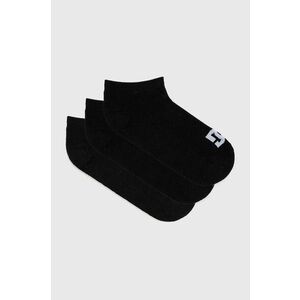 Ponožky Dc (3-pak) pánske, čierna farba vyobraziť