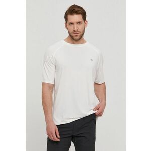 Tričko Wrangler biela farba, jednofarebné vyobraziť