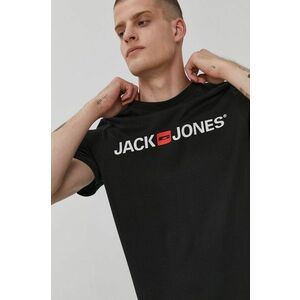 Tričko Jack & Jones (3-pack) pánske, biela farba, s potlačou vyobraziť