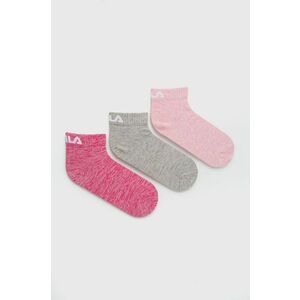 Ponožky Fila dámske, ružová farba vyobraziť