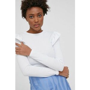 Tričko s dlhým rukávom Answear Lab dámska, biela farba, vyobraziť