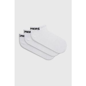 Ponožky Skechers (3-pak) biela farba vyobraziť