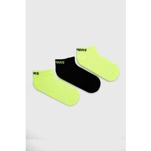 Ponožky Skechers (3-pak) zelená farba vyobraziť