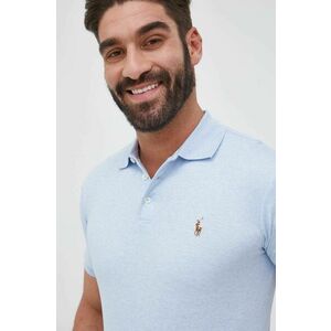 Bavlnené polo tričko Polo Ralph Lauren jednofarebné vyobraziť