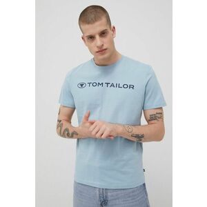 Bavlnené tričko Tom Tailor s potlačou vyobraziť
