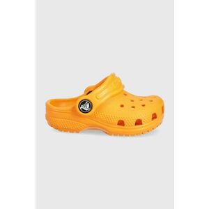 Detské šľapky Crocs oranžová farba vyobraziť