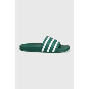 Šľapky adidas Originals Adilette pánske, zelená farba vyobraziť