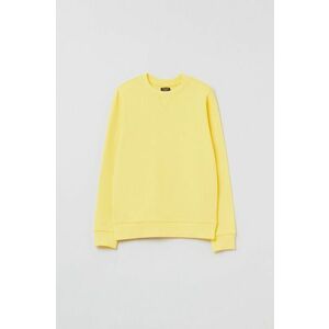 Detský bavlnený sveter OVS žltá farba, vyobraziť