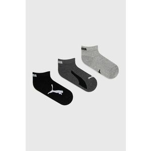 Detské ponožky Puma (3-pak) 907961 čierna farba vyobraziť