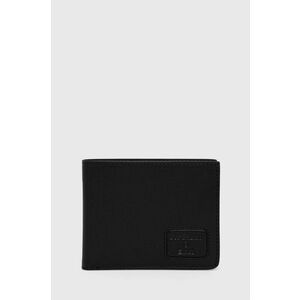 Kožená peňaženka Superdry pánsky, čierna farba vyobraziť
