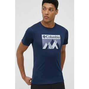 Športové tričko Columbia Zero Rules tmavomodrá farba, s potlačou vyobraziť