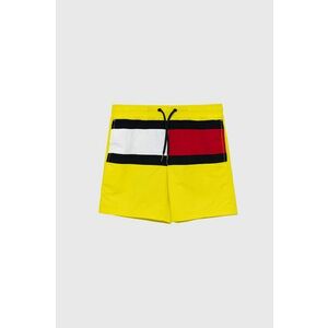 Detské plavkové šortky Tommy Hilfiger žltá farba vyobraziť