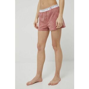 Pyžamové šortky Calvin Klein Underwear Ck One dámske, ružová farba, vyobraziť