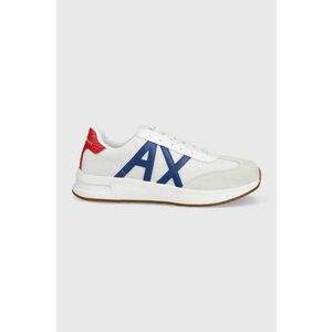 Topánky Armani Exchange biela farba vyobraziť