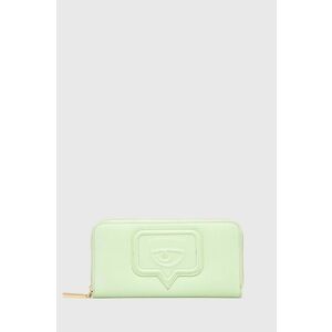 Peňaženka Chiara Ferragni dámsky, zelená farba vyobraziť