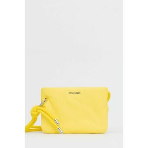 Kabelka Calvin Klein žltá farba vyobraziť