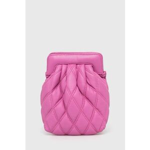 Kožená kabelka Gestuz ružová farba vyobraziť