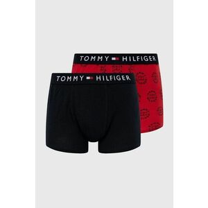 Boxerky Tommy Hilfiger (2-pak) červená farba vyobraziť