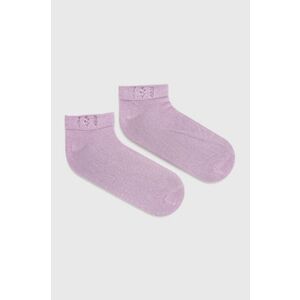 Ponožky Outhorn (2-pak) dámske, fialová farba vyobraziť